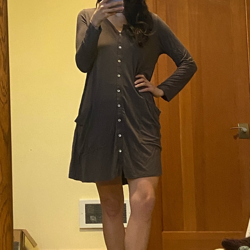 Comfy U.S.A Button Front Tunic - image 1